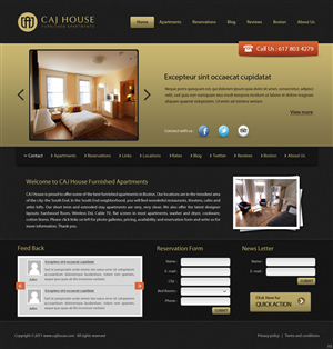 Web Design by pb for CAJ House | Design: #584700