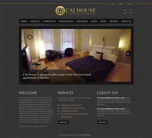 Web Design by LogoDesigns.ae for CAJ House | Design: #595223