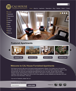 Web Design by CreativeIyke.com for CAJ House | Design #571047