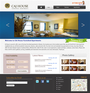 Web Design by GK for CAJ House | Design: #594456