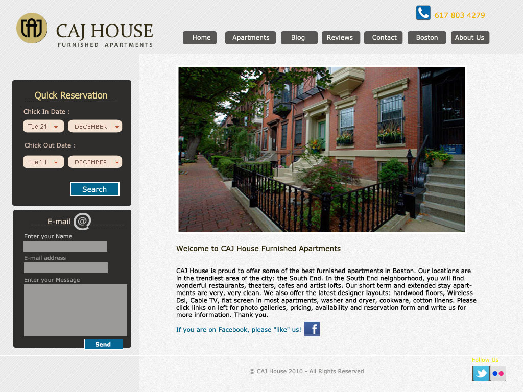 Diseño Web por GK para CAJ House | Diseño #594760