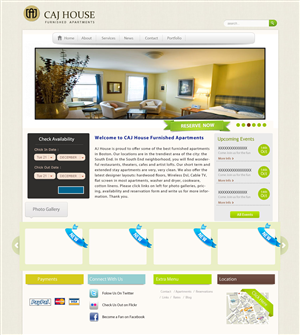 Web Design by GK for CAJ House | Design: #594761