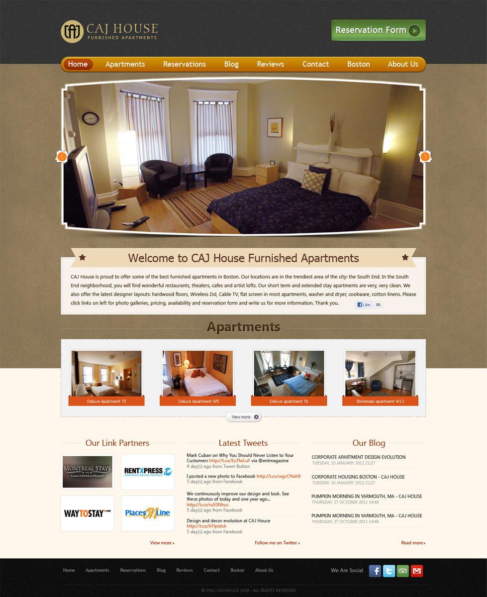 Web-Design von ShreejiAkshar für CAJ House | Design #569912