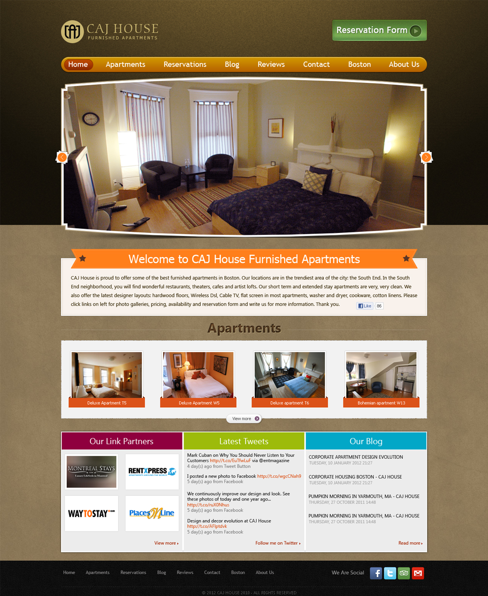 Web-Design von ShreejiAkshar für CAJ House | Design #569915