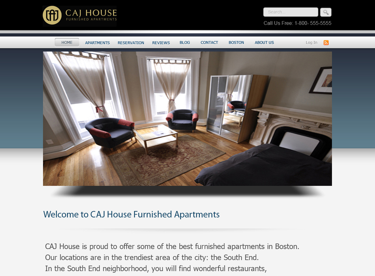 Web Design by Ann for CAJ House | Design #570410