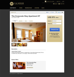 Web Design by Philippe Said for CAJ House | Design: #573267
