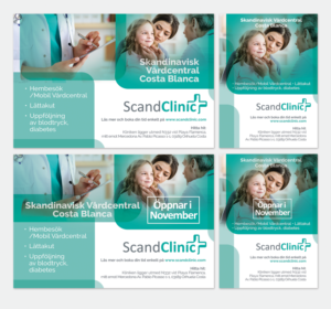 Set of ads for a Medical Clinic in Costa Blanca Spain | Diseño de Anuncio de Prensa por see why