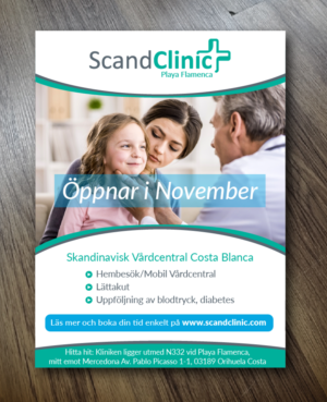 Set of ads for a Medical Clinic in Costa Blanca Spain | Diseño de Anuncio de Prensa por Alexandar