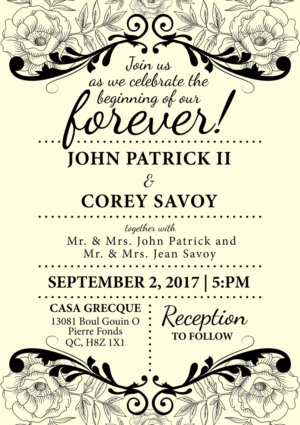 Invitation Design by EA5Designs