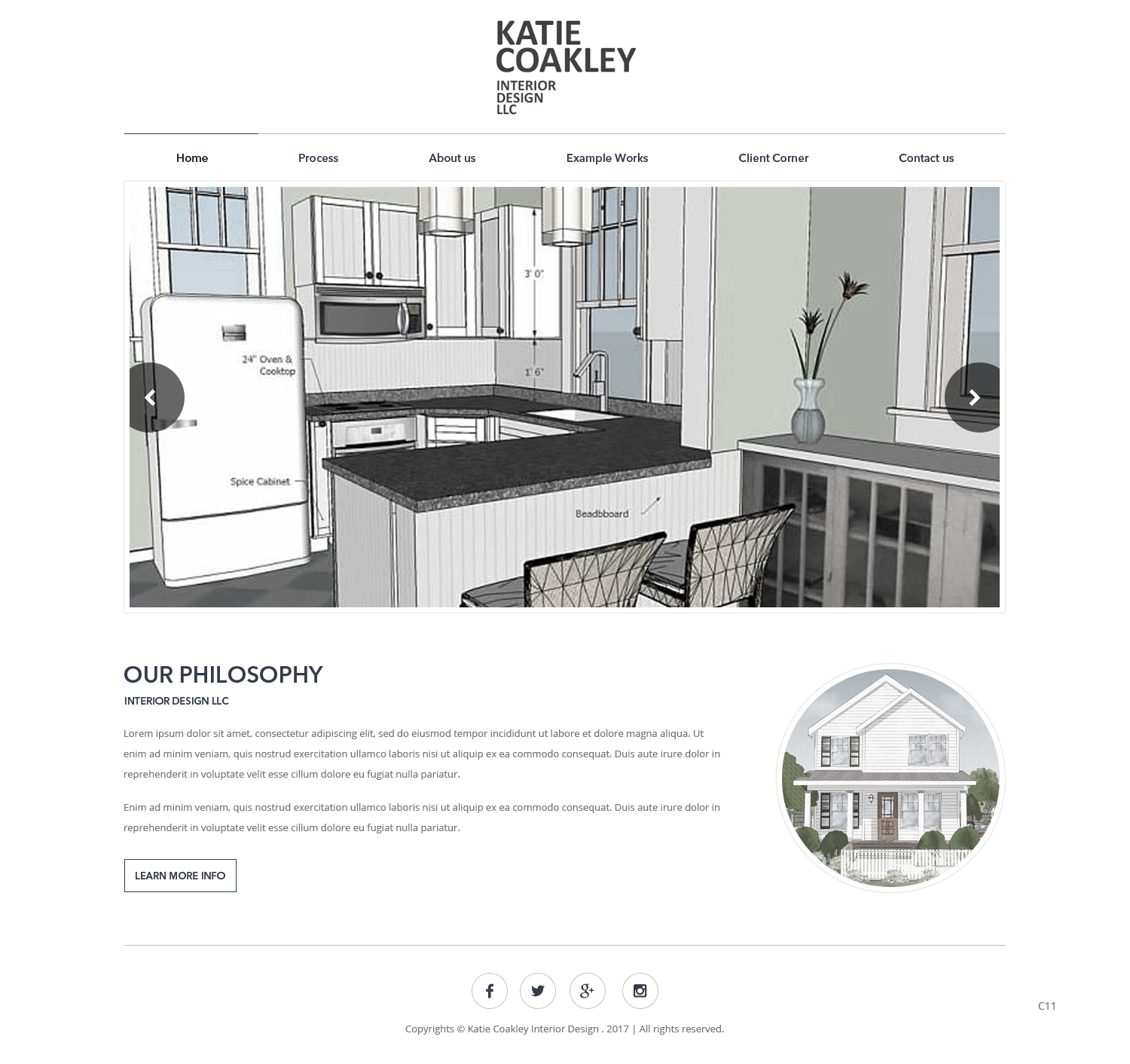 Web Design by pb for Katie Coakley Interior Design, LLC | Design #14955513