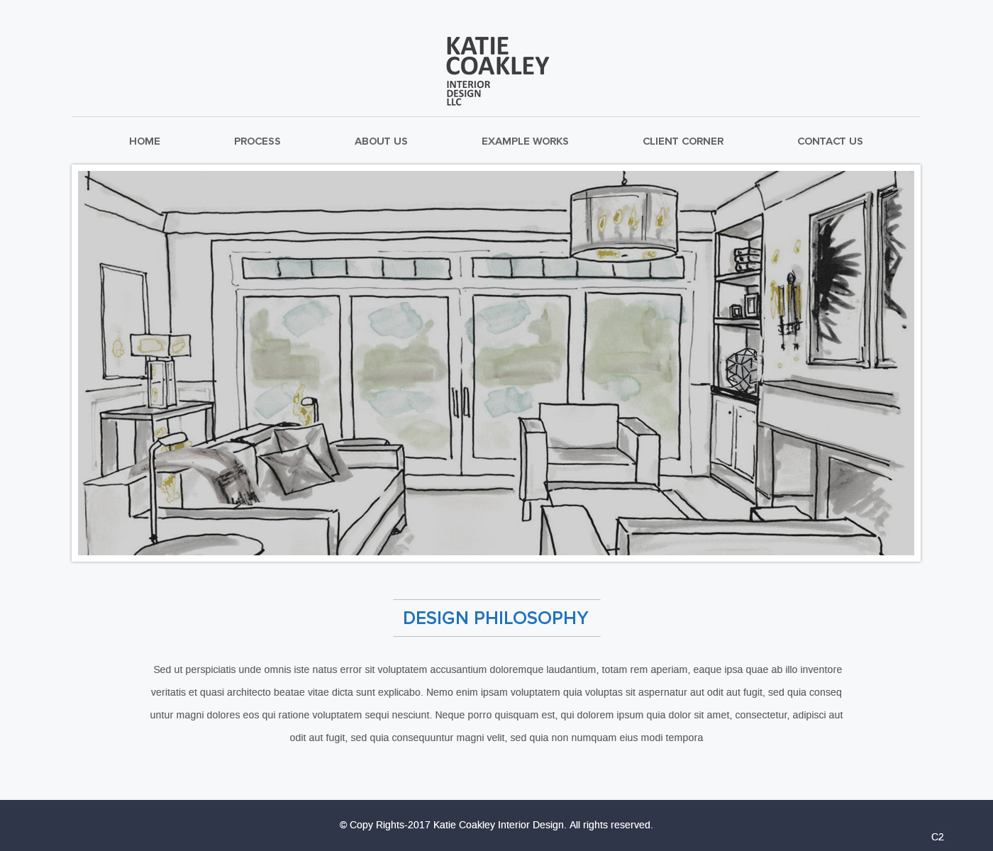 Web Design by pb for Katie Coakley Interior Design, LLC | Design #14955517