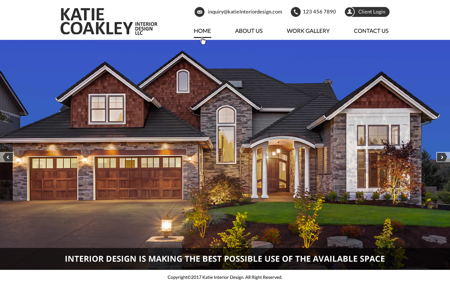 Diseño Web por Sbss para Katie Coakley Interior Design, LLC | Diseño #14978704