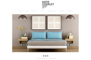 Web Design by Dream Logo Design for Katie Coakley Interior Design, LLC | Design: #14981222