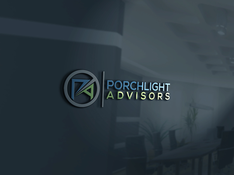 Diseño de Logo por rafa studio para Porchlight Advisors | Diseño #14906481