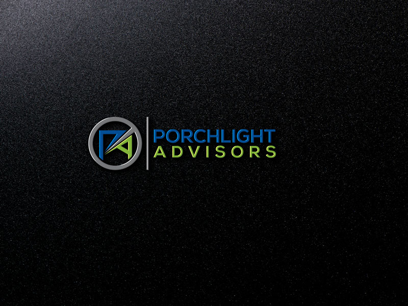 Diseño de Logo por rafa studio para Porchlight Advisors | Diseño #14906483
