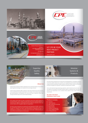 Brochure Design by alex989 for Custom Process Equipment | Design: #14904659