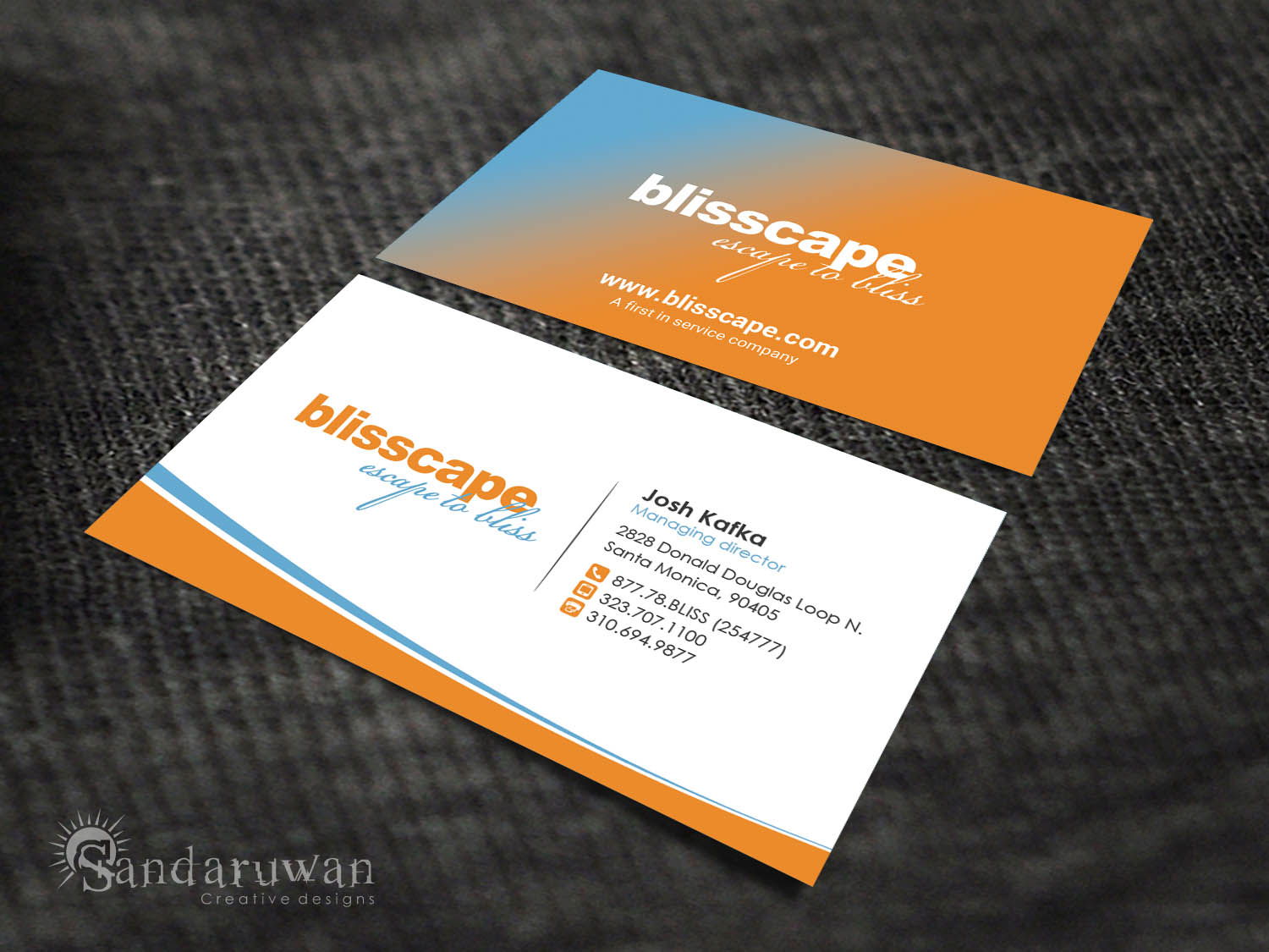 Business Card Design by Sandaruwan for this project | Design #14896487