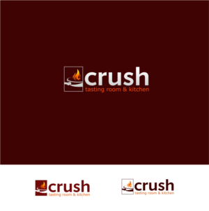 Diseño de Logo por ADesign para Crush Tasting Room & Kitchen | Diseño: #14988407