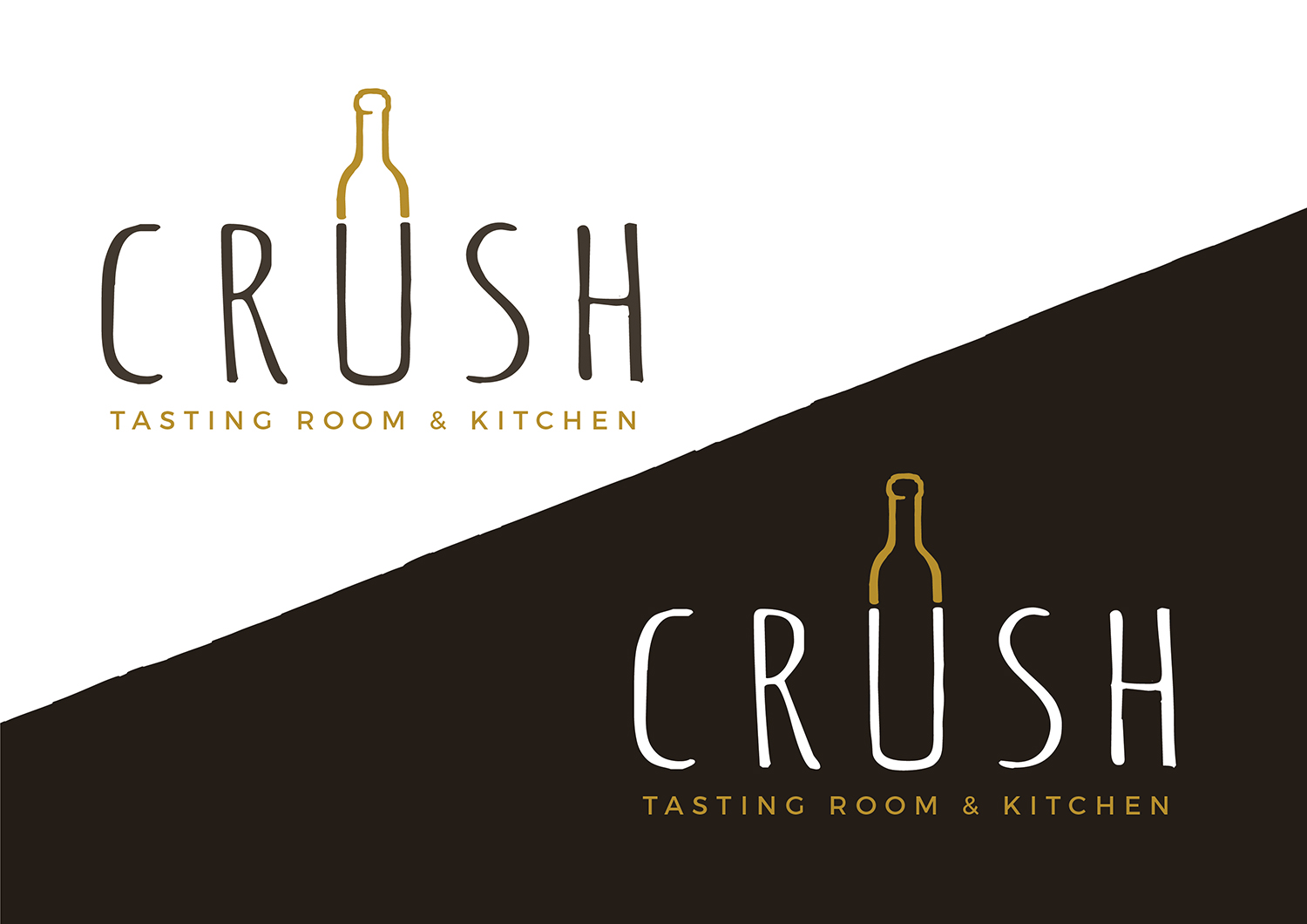 Logo-Design von Channel Studio für Crush Tasting Room & Kitchen | Design #14996551