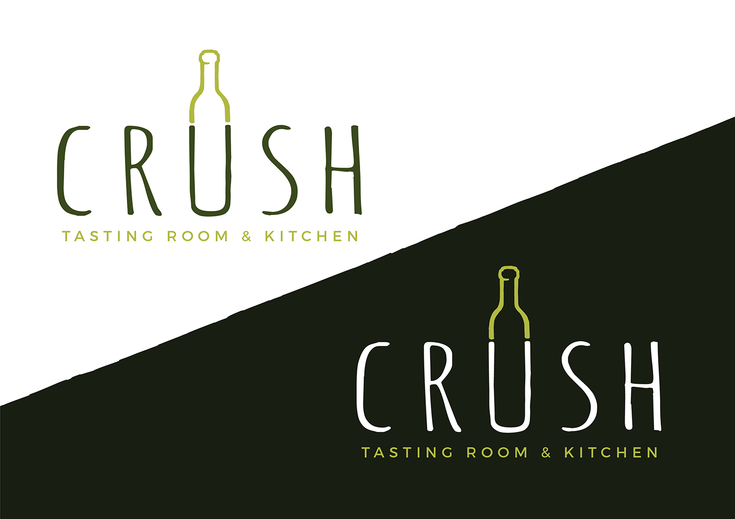 Logo Design by Channel Studio for Crush Tasting Room & Kitchen | Design #14996552