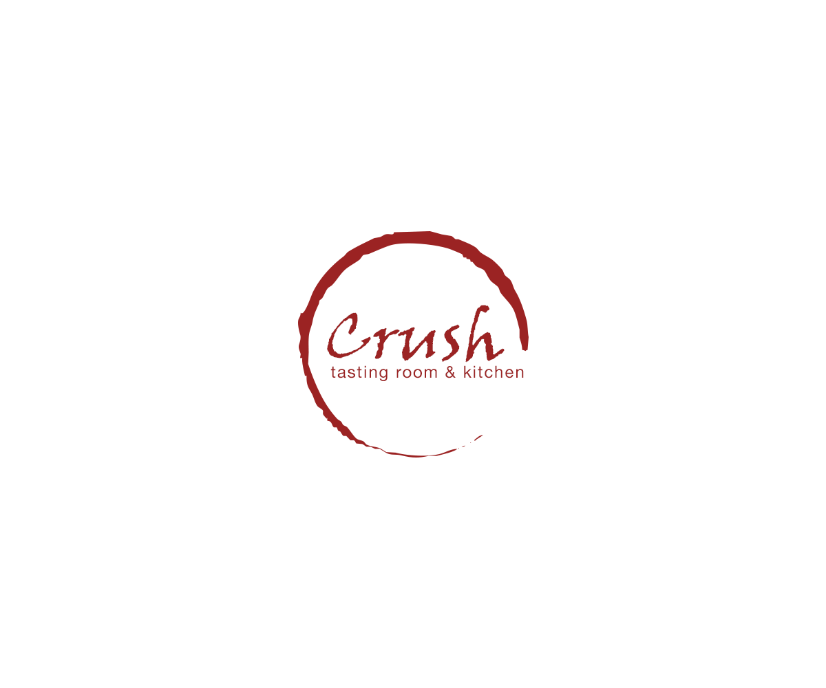Diseño de Logo por King Cozy para Crush Tasting Room & Kitchen | Diseño #15027648