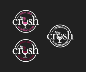 Diseño de Logo por Mario para Crush Tasting Room & Kitchen | Diseño: #15224965
