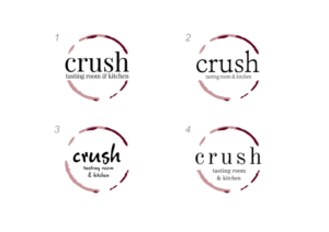 Diseño de Logo por Amduat Design para Crush Tasting Room & Kitchen | Diseño: #14915189