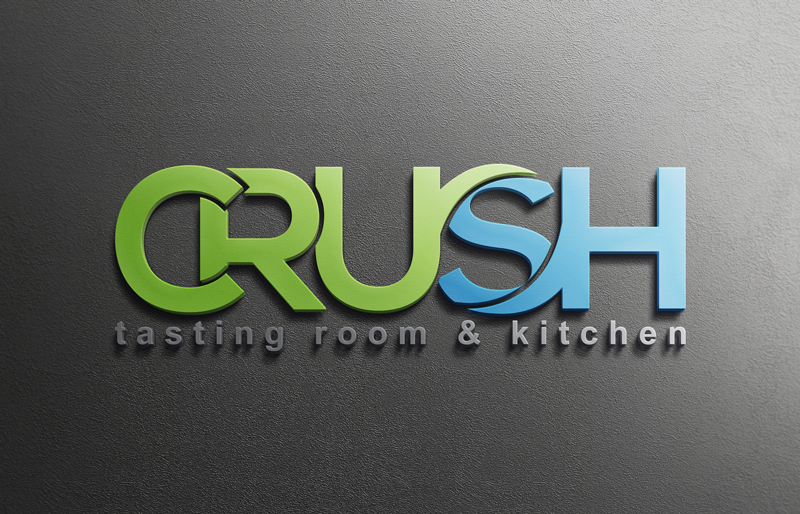 Logo Design by start design for Crush Tasting Room & Kitchen | Design #14903374