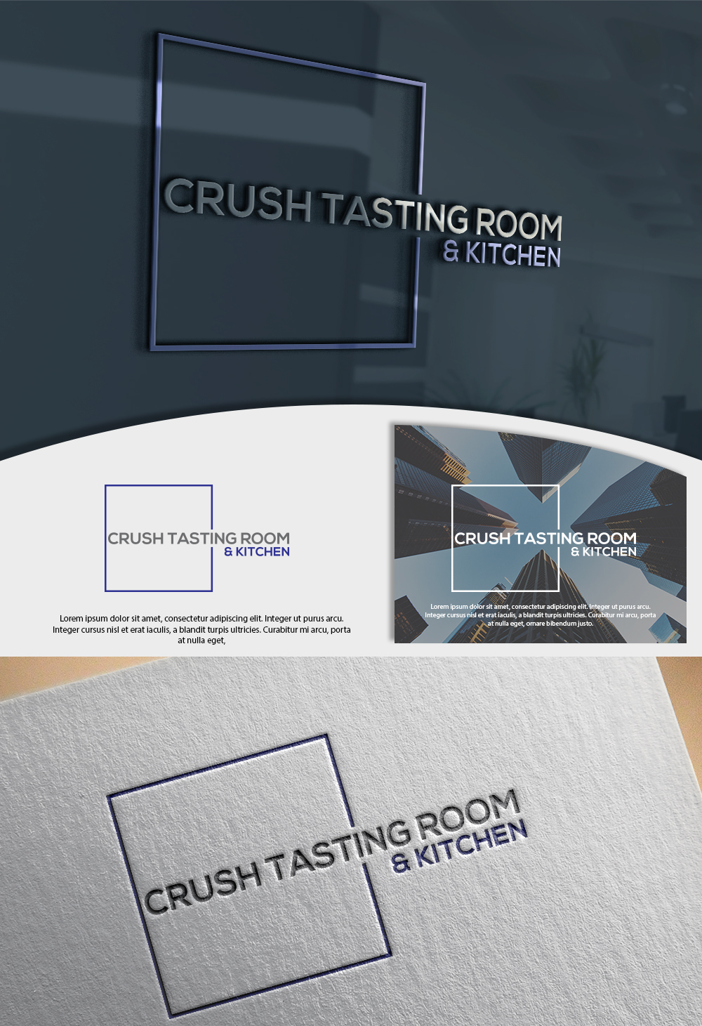 Logo-Design von Renewable für Crush Tasting Room & Kitchen | Design #14935848