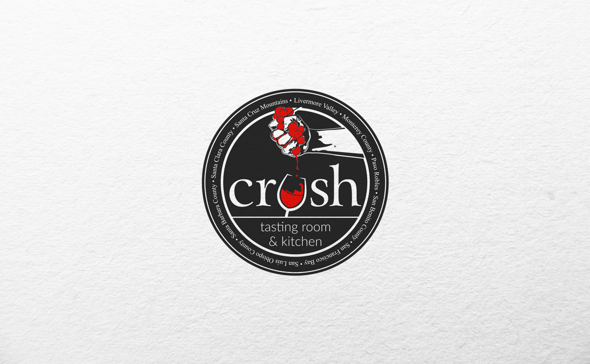 Diseño de Logo por alixilef para Crush Tasting Room & Kitchen | Diseño #14993998