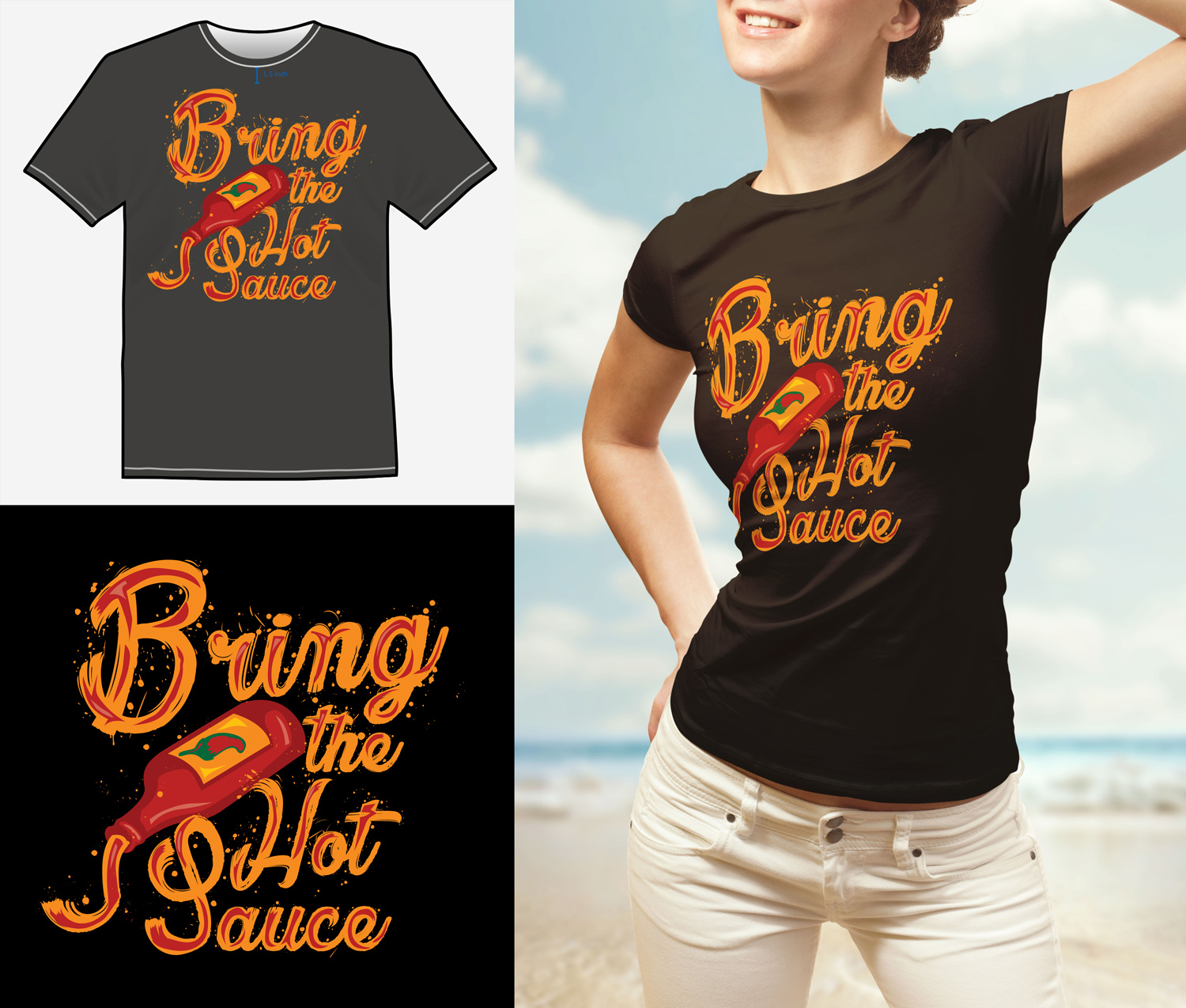 T-shirt Design by Impressive Sol for Hollystone | Design #14892800