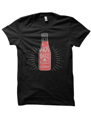 Fun Hot Sauce T Shirt Design Needed | T-shirt Design by a.o.d