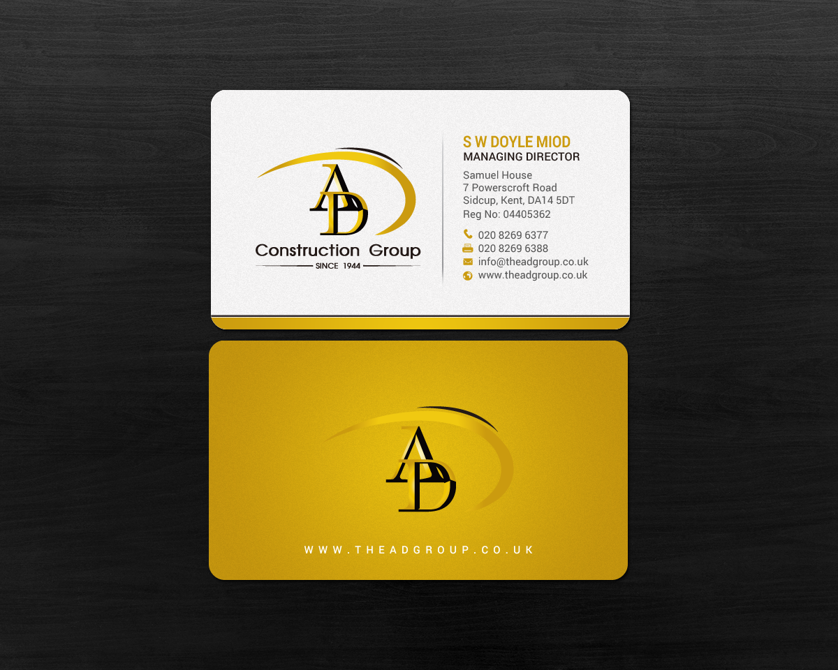 Stationery Design by chandrayaan.creative for AD Construction Group | Design #14904191