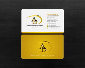 Stationery Design by chandrayaan.creative for AD Construction Group | Design: #14904191