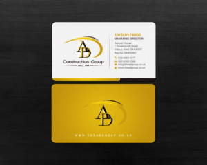 Stationery Design by chandrayaan.creative for AD Construction Group | Design: #14904194