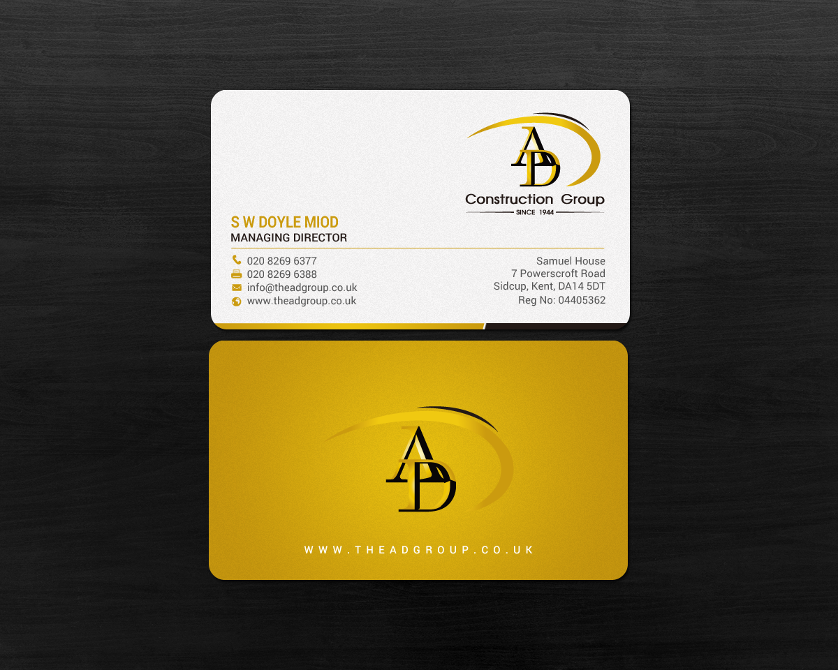 Stationery Design by chandrayaan.creative for AD Construction Group | Design #14904237