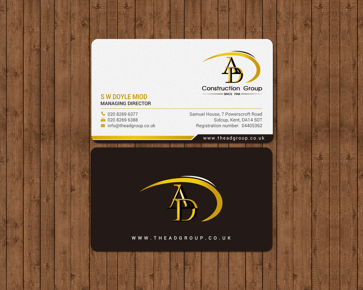 Stationery Design by chandrayaan.creative for AD Construction Group | Design #14904238