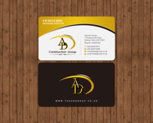 Stationery Design by chandrayaan.creative for AD Construction Group | Design: #14904239