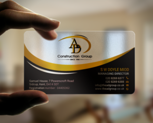 Stationery Design by chandrayaan.creative for AD Construction Group | Design: #14904491