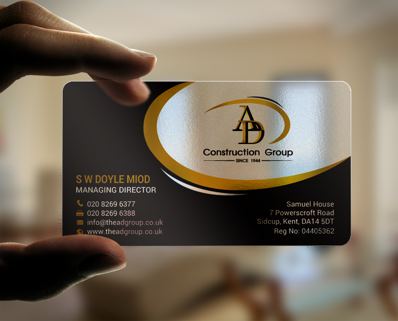 Stationery Design by chandrayaan.creative for AD Construction Group | Design #14904492