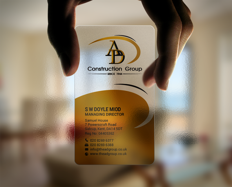 Stationery Design by chandrayaan.creative for AD Construction Group | Design #14904536