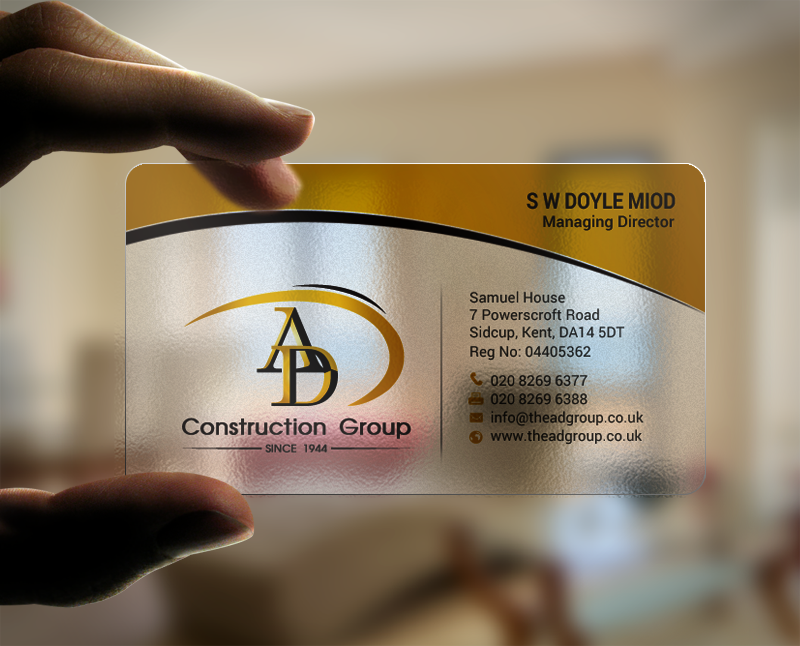 Stationery Design by chandrayaan.creative for AD Construction Group | Design #14904539