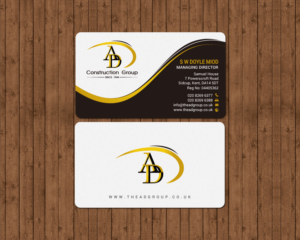 Stationery Design by chandrayaan.creative for AD Construction Group | Design: #14904677