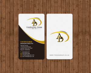 Stationery Design by chandrayaan.creative for AD Construction Group | Design: #14964394