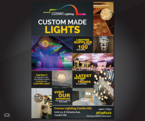 Cosmo Lighting custom made lighting