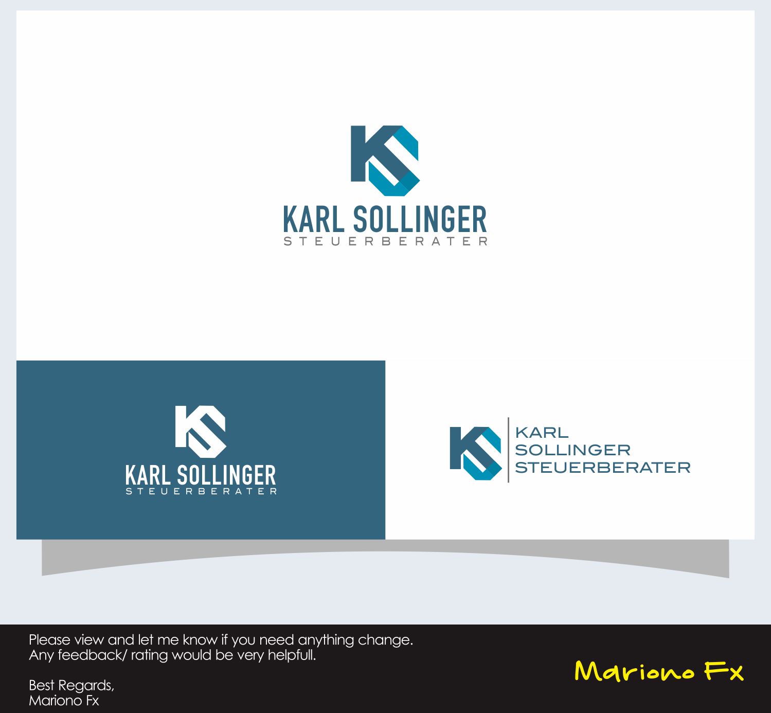 Logo Design by Mariono Fx for Karl Sollinger | Design #15119406