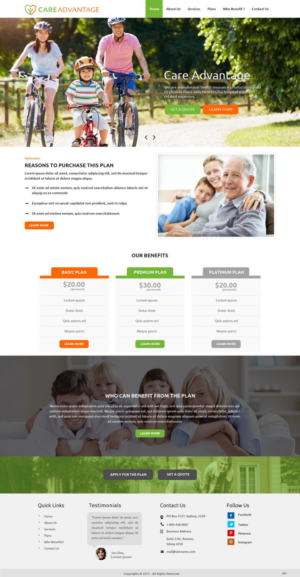 Web Design by pb for Pinnacle Benefits Group | Design: #14902813