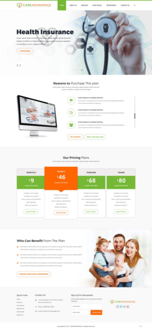 Web Design by pb for Pinnacle Benefits Group | Design: #14902821