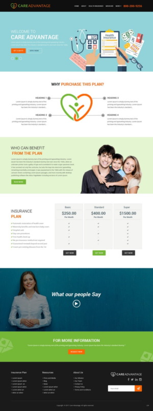 Web Design by pb for Pinnacle Benefits Group | Design: #14902822