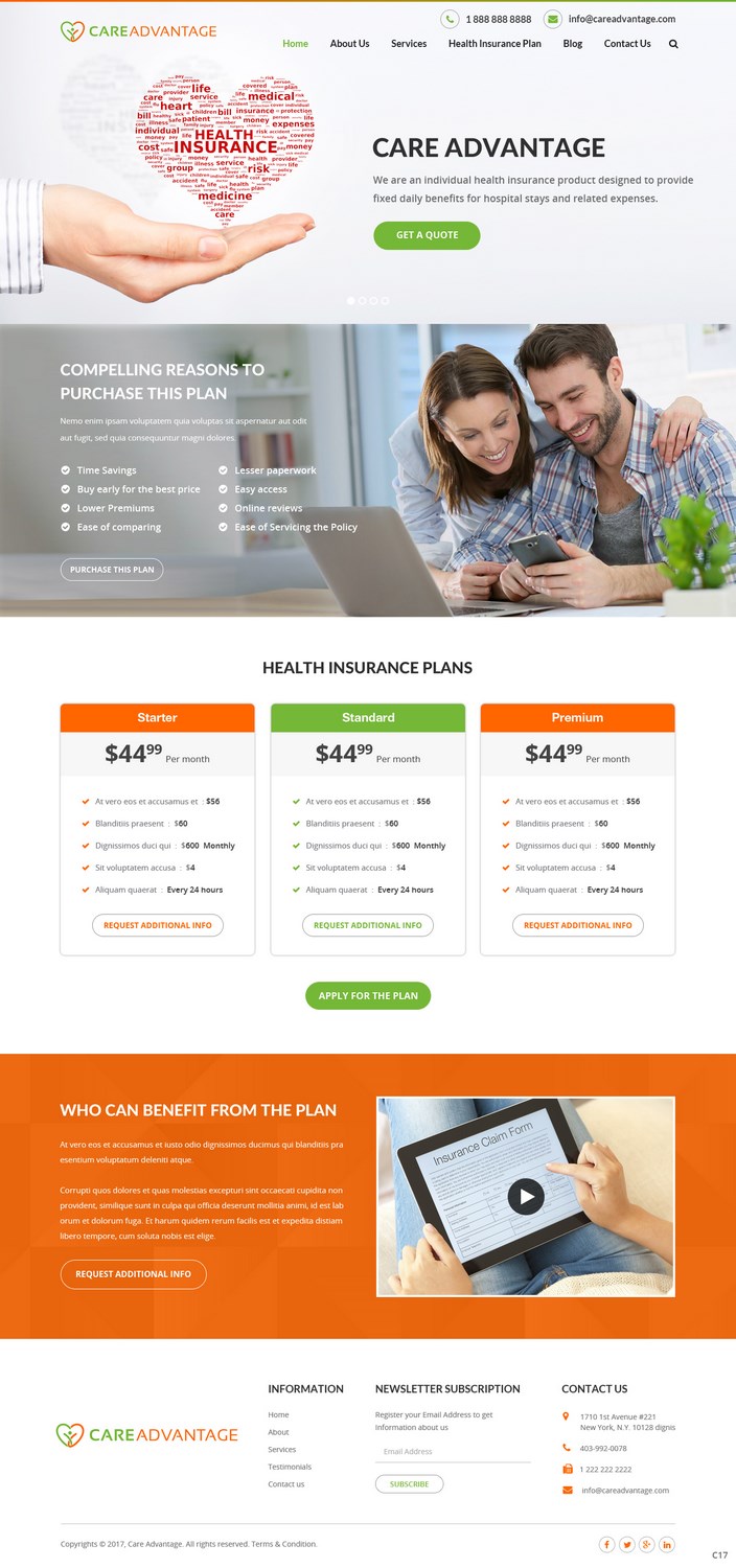 Web Design by pb for Pinnacle Benefits Group | Design #14902828
